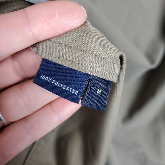 Brooks Brothers Trench Coat Mens M Tan Long Lightweight Button Closure READ DESC - Picture 12 of 16